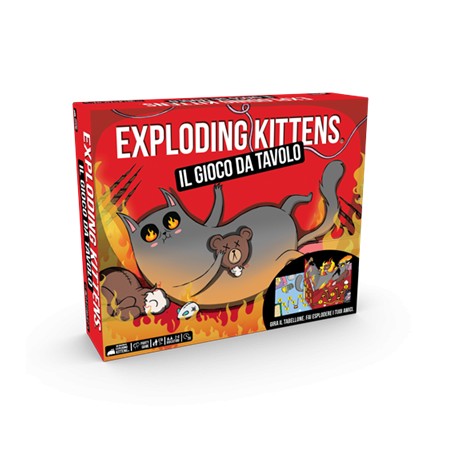 Asmodee - Exploding Kittens - Il Gioco Da Tavolo